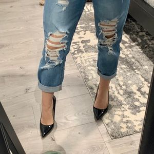 Black Pointed Toe Heels